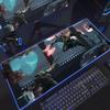 Spiel D-DOOM E-Eternal Mauspads RGB Leuchtend Große Tischunterlage Verschlüsselt Anti-Rutsch Super Großes Gaming-Mauspad Erweiterte Spielmatte