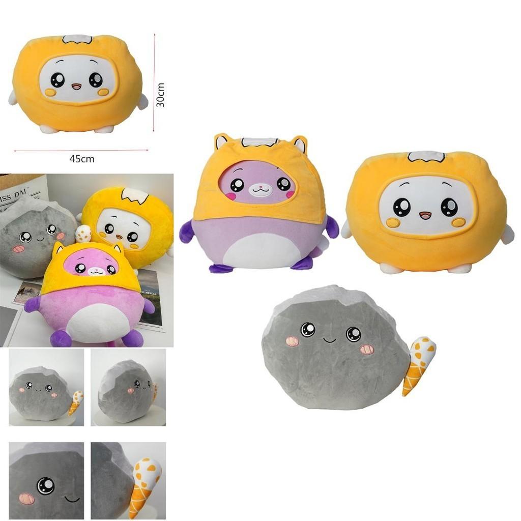 Lankybox Foxy Boxy Shark Rocky Sticky Plush Toys Maximum Softness And Comfort