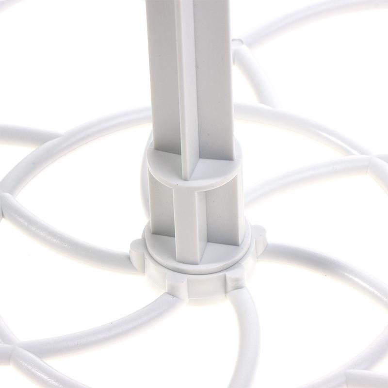 White Plastic Garden Stackable Bonsai Climbing Frame Plant Cage Frame Plant Support Stand Climbing Vine Rack Gardening Supplies