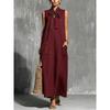 QICED Fashion Summer Spring Solid Color Print Short Sleeve Casual Dresses