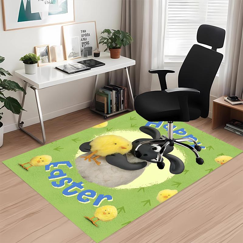 Shaun the Sheep Printed Carpetrugfor Office Chair Living Room Bedroom Kitchen Room Decor Gifts