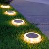 Solar LED Ground Lights Waterproof Outdoor Deck Lights Solar Powered Yard Fence Wall Pathway Landscape Lighting Decoration