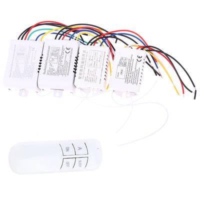 1/2Way/3 Way/4 Way Digital Remote Control Light Switch Wireless ON OFF Switch For Light Bulb Chandelier 220V RF433 1/2/3/4 Ways