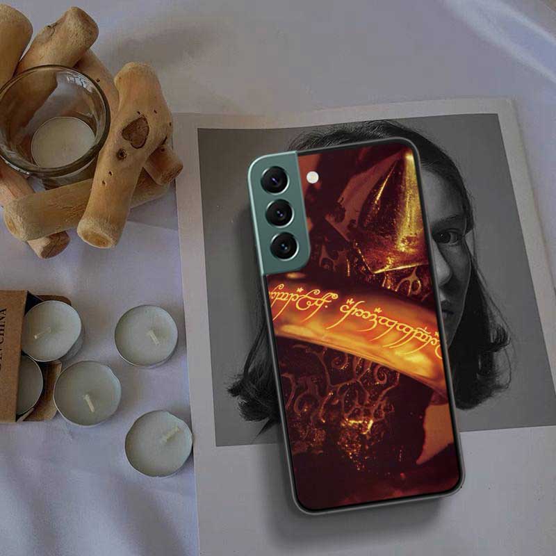 The L-Lord of the R-Rings Phone Case For Samsung S25 Edge S24 FE Galaxy S22 Ultra S21 Plus S20 S23 S10 Plus Cover Silicone Soft