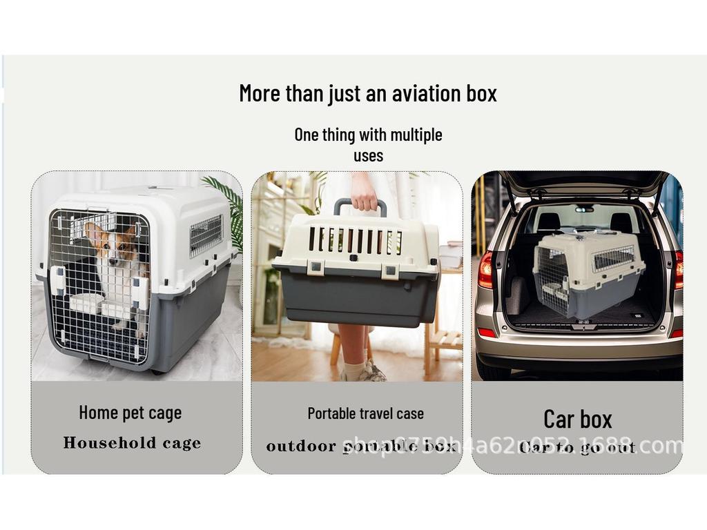 Cross-Border Airline Pet Crate for Medium & Large Dogs – Portable Space Capsule-Style Carrier with Large Capacity