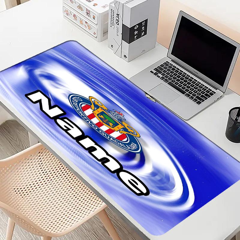 Kişiye Özel İsimli Club Deportivo Guadalajara Desenli Mouse Pad, Dizüstü Bilgisayar Masa Matı, Ev İçin Dekoratif Masa Matı Klavye Altlığı Hediye