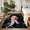 Anti‑Slip Crystal Velvet Floor Rug, The Vampire Diaries Design Carpet for Indoor Living Bedroom Home Decoration