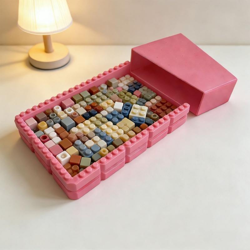 Creative Chocolate Shaped Beads Spatula Holder For Organizing Craft Tool With Ergonomic Designs