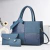 Women's Bag 2026 New Three-piece Set, Sigongge Fashion Crocodile Pattern Handbag, European and American Shoulder Messenger Bag
