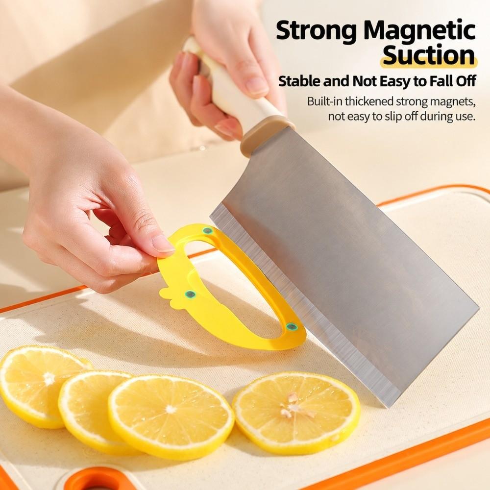 3-in-1 Knife Back Tool Compact Cutting Assist Tool Durable Kitchen Hand Guard Kitchen