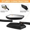 28GC 2pcs Rearview Side Mirrors Universal Motorcycle Mirror Scooter Rearview Mirror