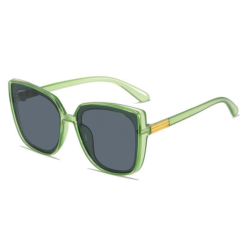 Box Sunglasses Big Face Trendy Sunglasses Women'S Retro Glasses Same Sunglasses