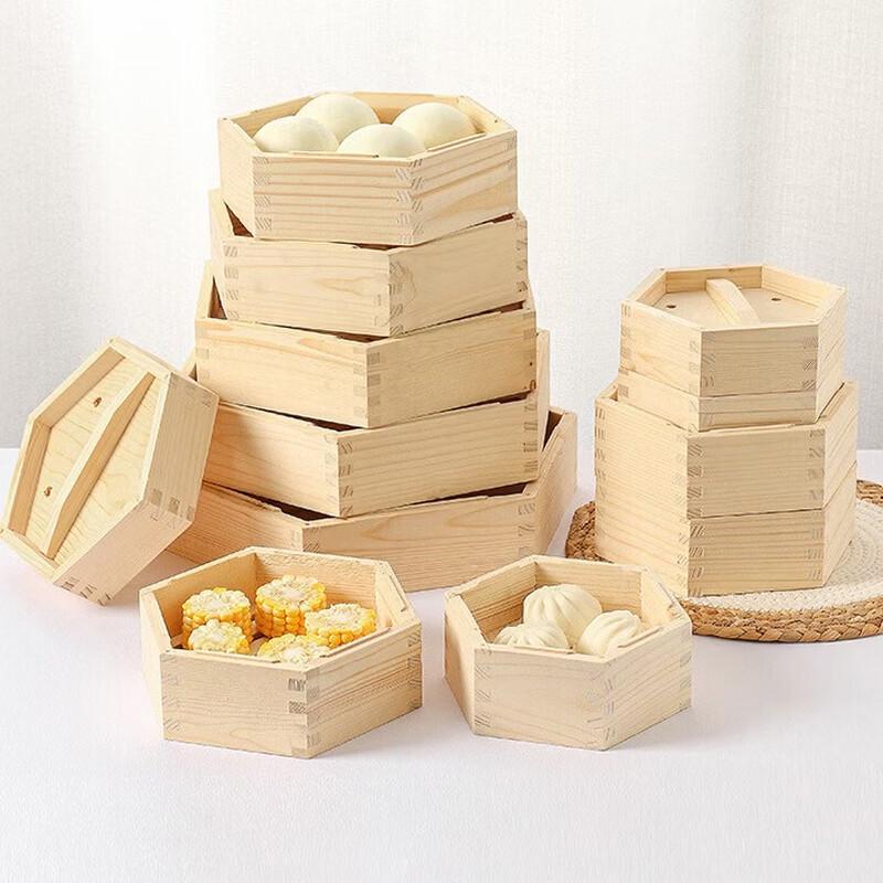 Diruien Traditional Bamboo Steamer and Lid