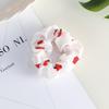 Summer Fruit Pattern Elastic Hair Ties for Women New Trend Scrunchies Ponytail Elastic Hair Bands Hair Accessories