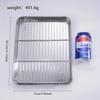 Stainless Steel Baking Pan Tray with Wire Rack Safe Cake Baking BBQ Tray Plate Oven Brownie Rack Cooking Roasting Grilling Tool