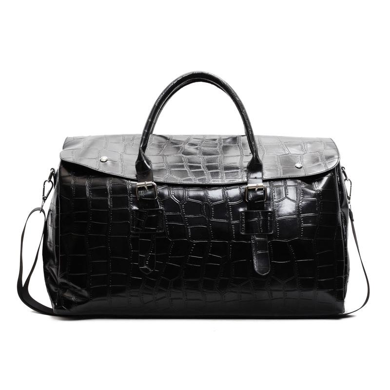 New Travel Bag Stylish and Simple Stone Pattern Design Business Travel Hand Luggage Home Storage Bag