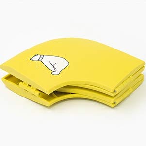 Faltbarer, tragbarer Toilettensitz für Kinder und Kleinkinder, perfekt für Töpfchentraining, Töpfchensitz, Kindertoilette, Babytoilettensitz (Gelb)