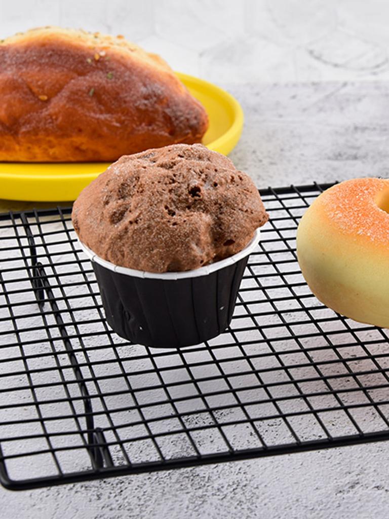 1pc-High Carbon Steel Nonstick Cake Cooling Rack Cooling Grid Tray Biscuit Cookie Biscuits Bread Muffins Cake Cooler Rack Stand