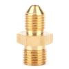 UNF Male To AN4 1 2 20 Male Brass Fitting Adapter Connector for Oil Water Gas 4mm   0.2in Hole