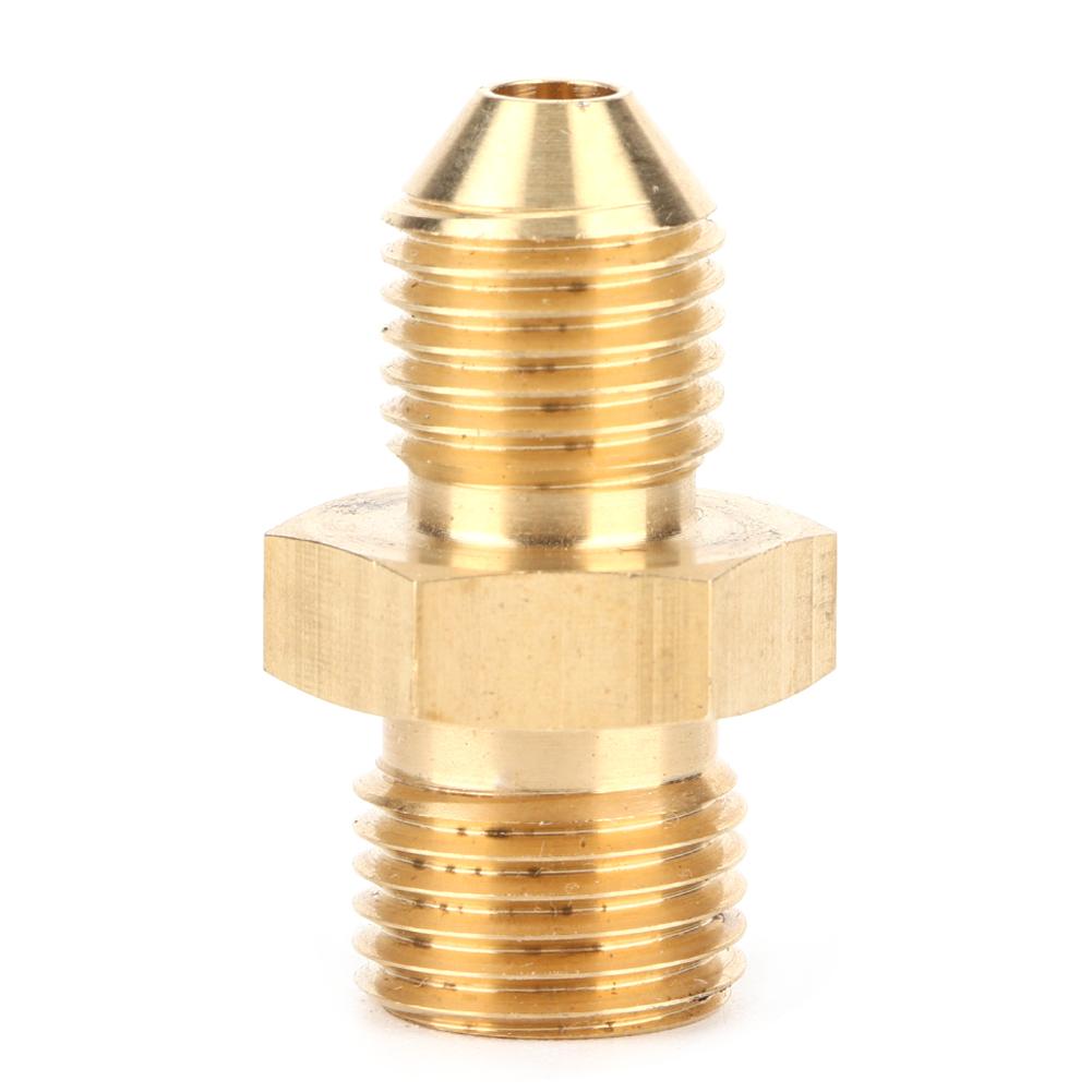 UNF Male To AN4 1 2 20 Male Brass Fitting Adapter Connector for Oil Water Gas 4mm   0.2in Hole