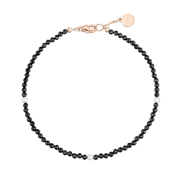 Jestina J.Fenella Black Spinel Bead Bracelet 2Mm (Jjjtbn4Bs039Sr7S0)