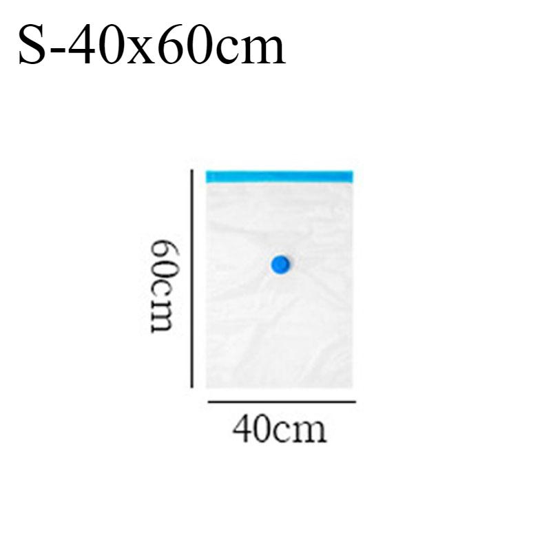 

Вакуумный мешок для хранения одежды, одеял, органайзер для хранения одеял, прозрачный, экономящий место, вакуумный мешок, дорожная сумка 1pc