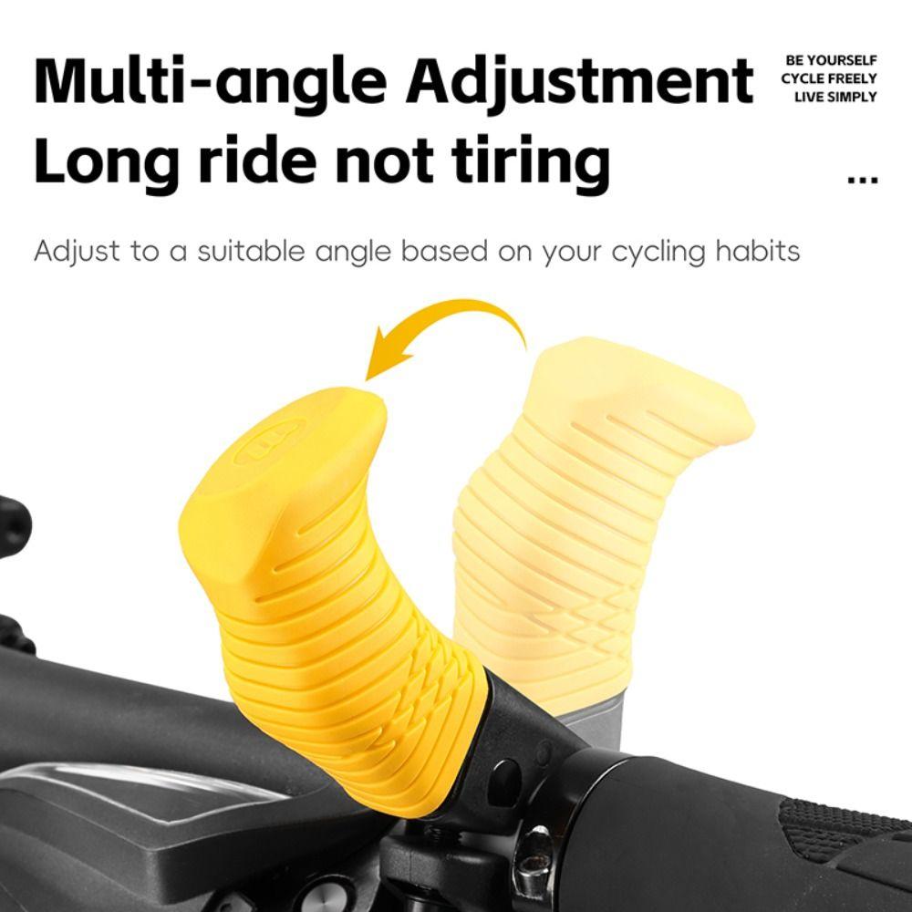 1 pár otěruvzdorných palcových gripů na kolo Protiskluzová opěrka řídítek Prémiová pomocná rukojeť Cyklistika