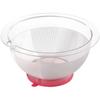 Mortar and Pestle, Clear Pink, 248 X 122mm, Grinding Bowl 21cm, Pink Tritan, 2-Way, Suction Bottom, 2008