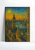 London Poster In The Style Of Van Gogh