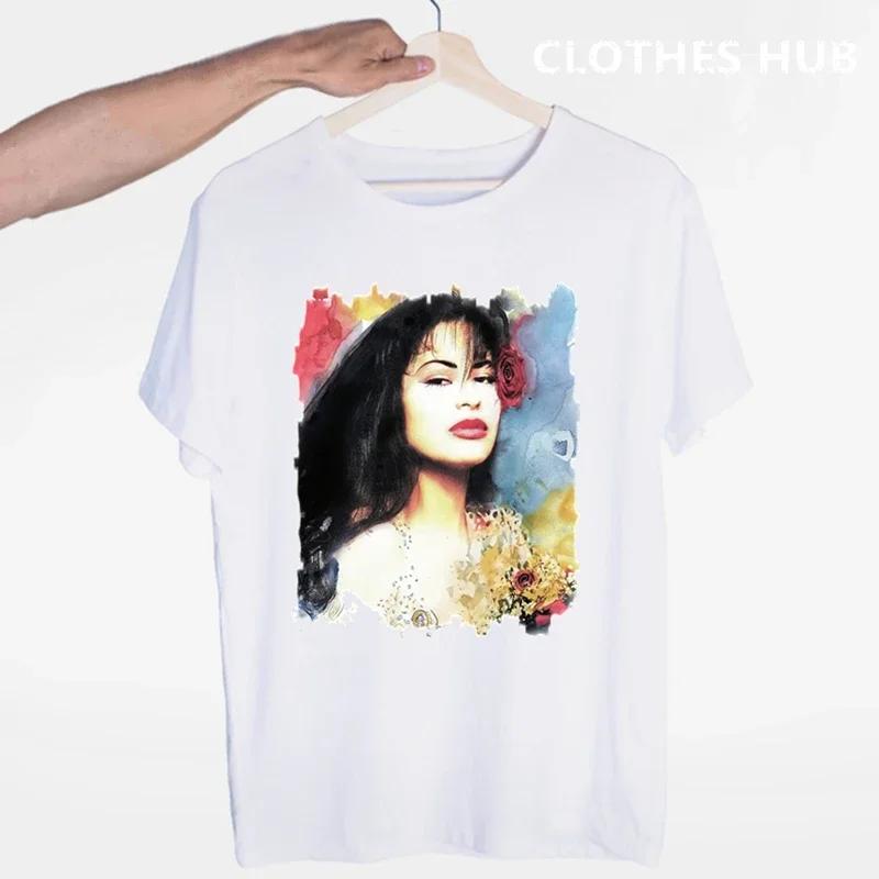 

Selena quintanilla T shirts Fashion Men And Women Tops T-shirt Short Sleeve Unisex Tshirt XL