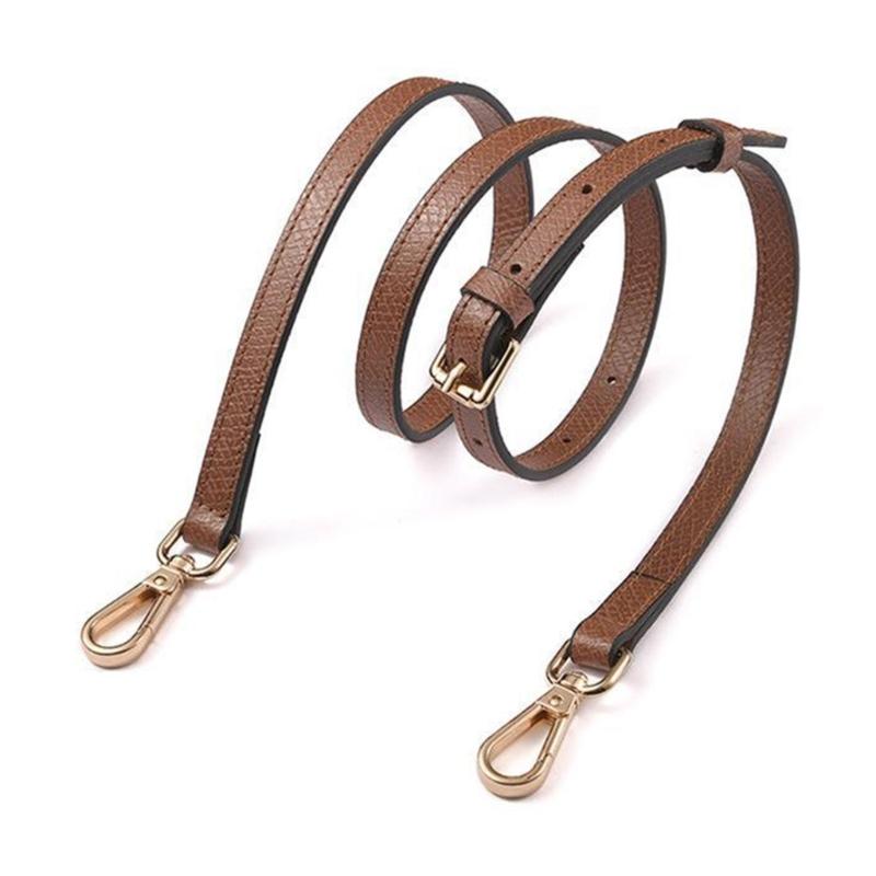 48inch Handbag Shoulder Strap Replacement PU Leather Strap for DIY Lady Purse Crossbody Bag Adjsutable Strap with Buckle
