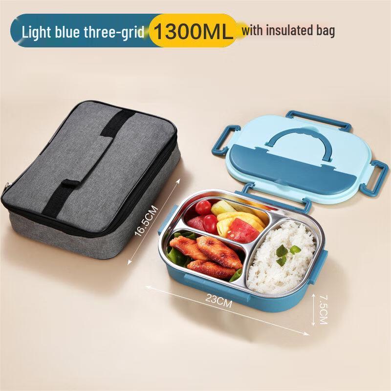 Qianxing 304 Stainless Steel Divided Lunch Box