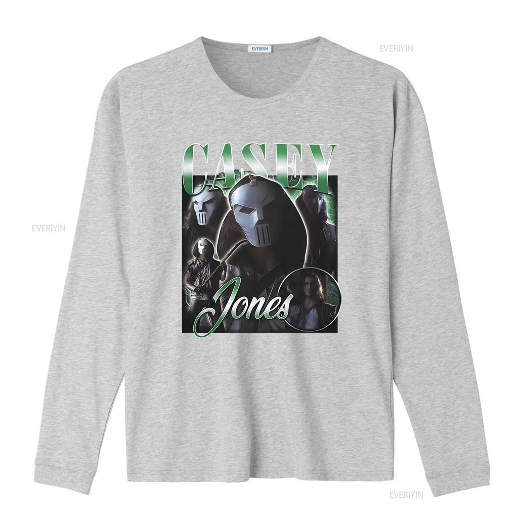 Casey Jones T Shirt Stylish Design With Iconic Masks And Name Print For Fans Vintage Washed Stretched Soft Graphic Comfortable