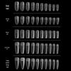 240 Ultra-Thin Matte Almond Nail Tips, Filing-Free, Seamless, Full/Half Use Stickers