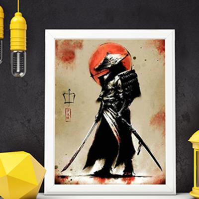 Full 5D Diy Diamond Painting Cartoon Ninja Samurai Embroidery Cross Stitch Home Decor Handmade Gift