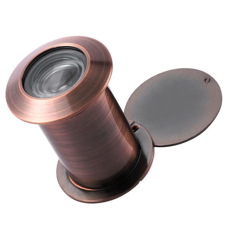 1Pc Anti-theft Door Cat's Eye, Door Mirror High Definition Glass Lens 200 Degrees Wide Angle Anti-skid Anti-rotation Hotel Door Universal Hotel Door