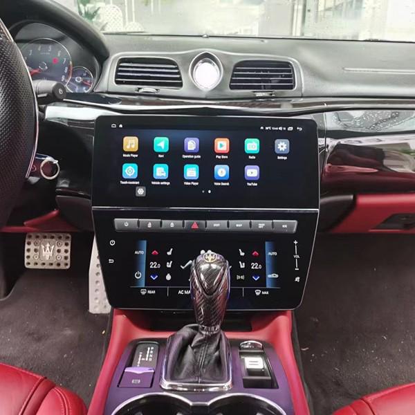 Maserati GT/GS Center Console: 12.3-inch Navigation, 360° Panoramic, Air Conditioning Display