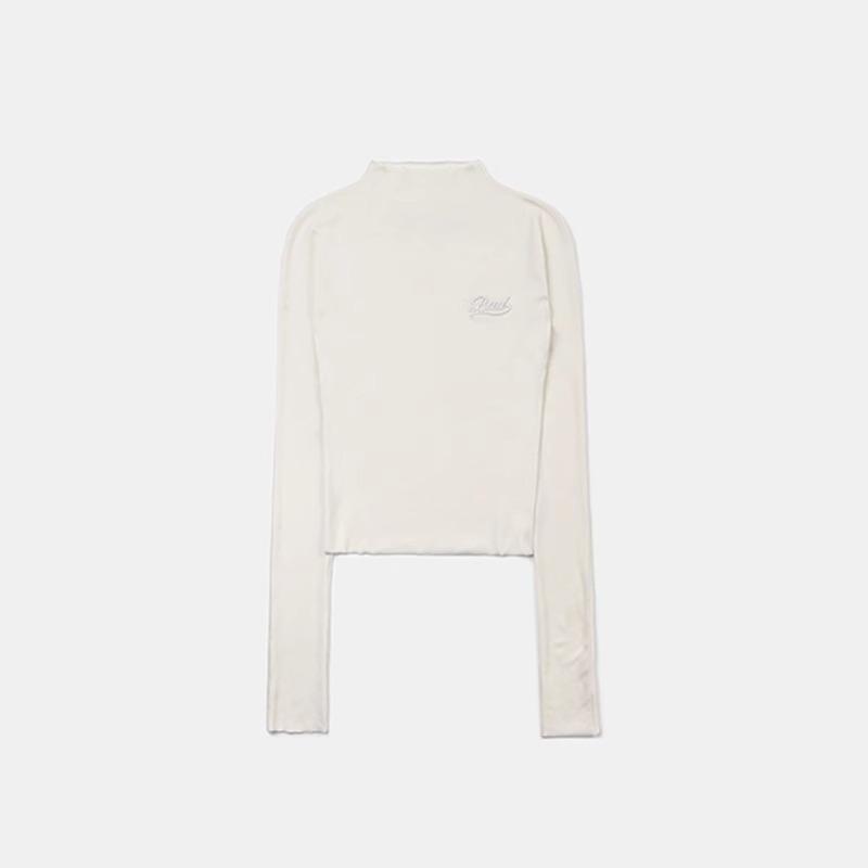 Корейская серия Badblood BCAC: Женская американская пикантная девушка, футболка с длинным рукавом, водолазка, облегающая, нишевая Medium