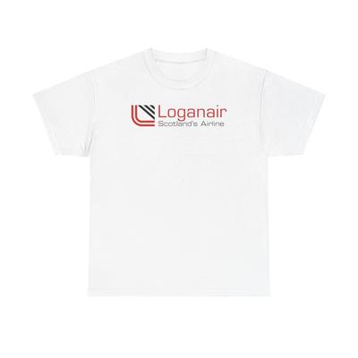 Maglietta Equipaggio Loganair Airlines, Maglietta Tops Tee Compagnia Aerea Regionale Scozzese, Aviazione Unisex