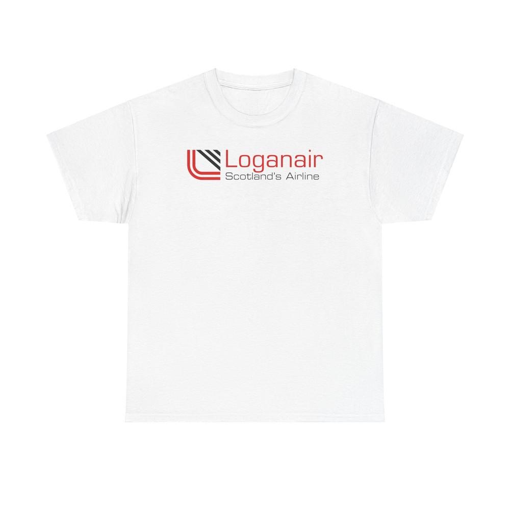 Loganair Airlines Crew T-Shirt, Scottish Regional Airline Tshirt Tops Tee, Unisex Aviation