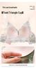 Bequemer French Lace Dreieckskörbchen Bügelloser Ultra-Dünner BH für Große Oberweite, Schafft ein Kleineres Brustbild