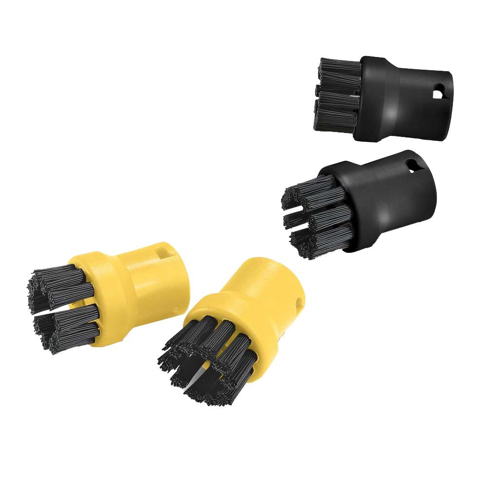 Kärcher SC Series Steam Accessories Set: Includes Small Round Brush, Copper Brush, Floor Nozzle