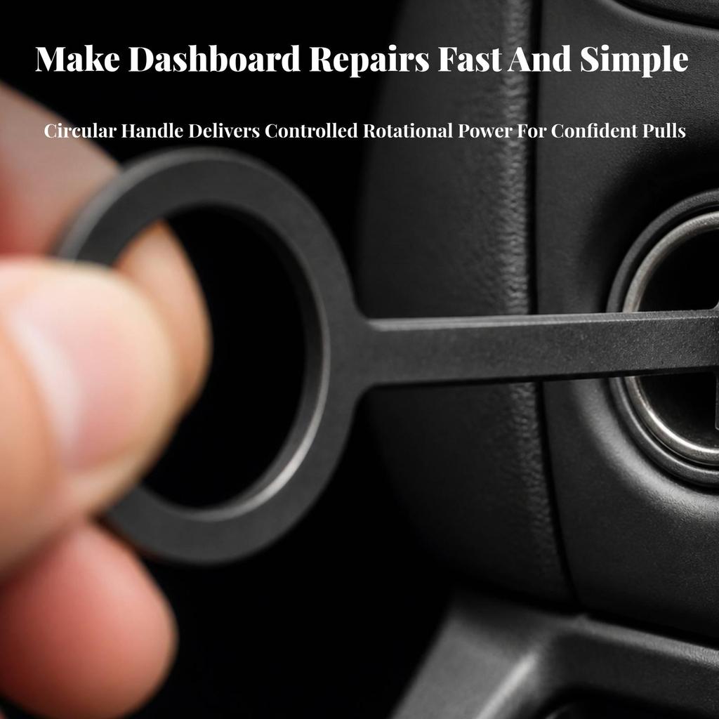 Cigarette Lighter Socket Removal Tool | Steel Construction, built-in loop