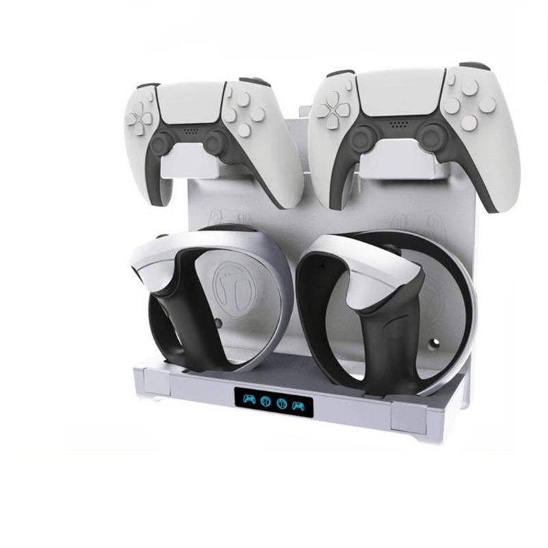 Controller Quick Charging Dock Stand for PS VR2 Headset Display Stand Headset Controller Storage Rack Accessories