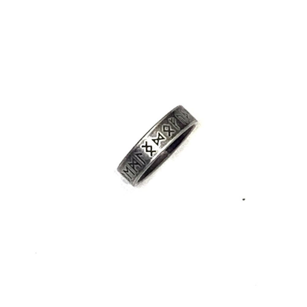 Men's Retro Rune Ring, Punk Style Trendy Design, Retro Ancient Ring Style, Party Jewelry Gift Collection