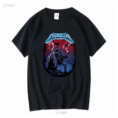 Eddie Suona la Chitarra Stranger per i Fan di ST4 MunSon T Shirt vintage Lavata Versatile Morbido Unisex Elasticizzato homme Comodo