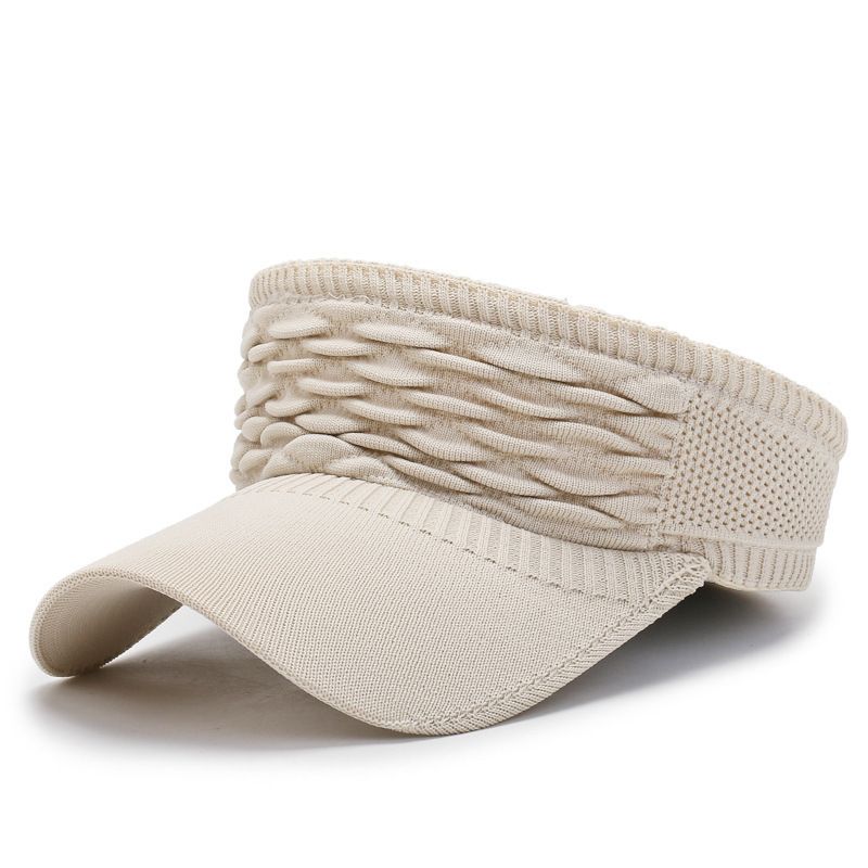 Hat Female Summer Air Top Sunhat K-style Sun Protection without Top Peaked Cap Sun Hat Sports Running Outdoors Baseball Cap