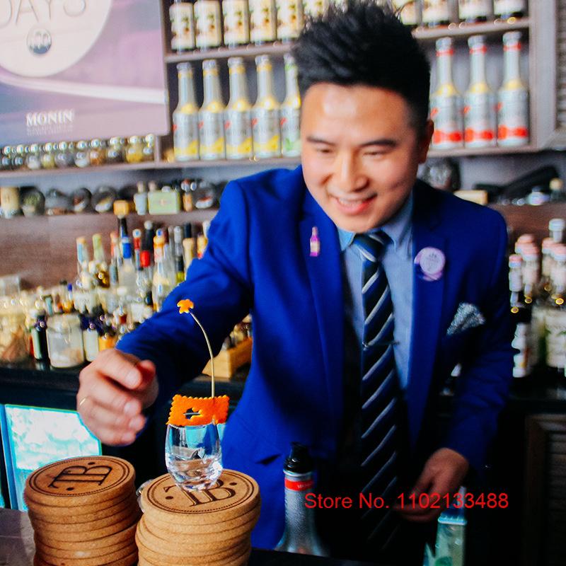 50 Stück Los Natürlicher Bambus Cocktail Garnierung Weinnadel Bar Dekor Zubehör Werkzeuge Krumme Früchte Snack Stick Spieße Ornamente