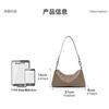 2026 New Full Grain Leather Women's Underarm Bag - Minimalist Square Shoulder Bag for Urban Commuting, Versatile Crossbody Purse