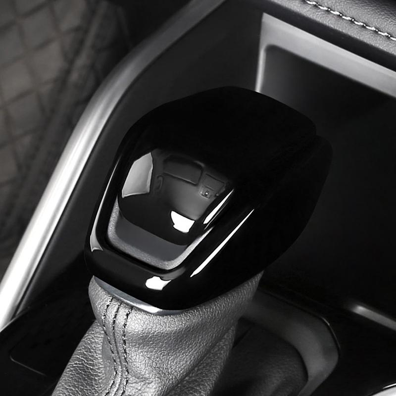 Car Gear Shift Knob Gear Head Cover Trim For Toyota Crown S220 2018    ABS Carbon Fibre Accessories